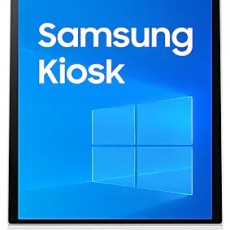 삼성 외식 카드전용 키오스크 24인치 향균 디스플레이 탑재